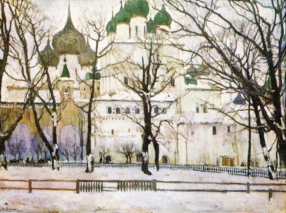 The Cathederal In Rostov The Great — Konstantin Yuon