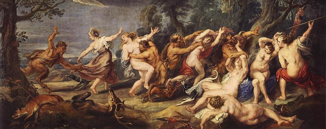 Diana And Her Nymphs Surprised By The Fauns — Сэр Пјетр Паул Рубенс
