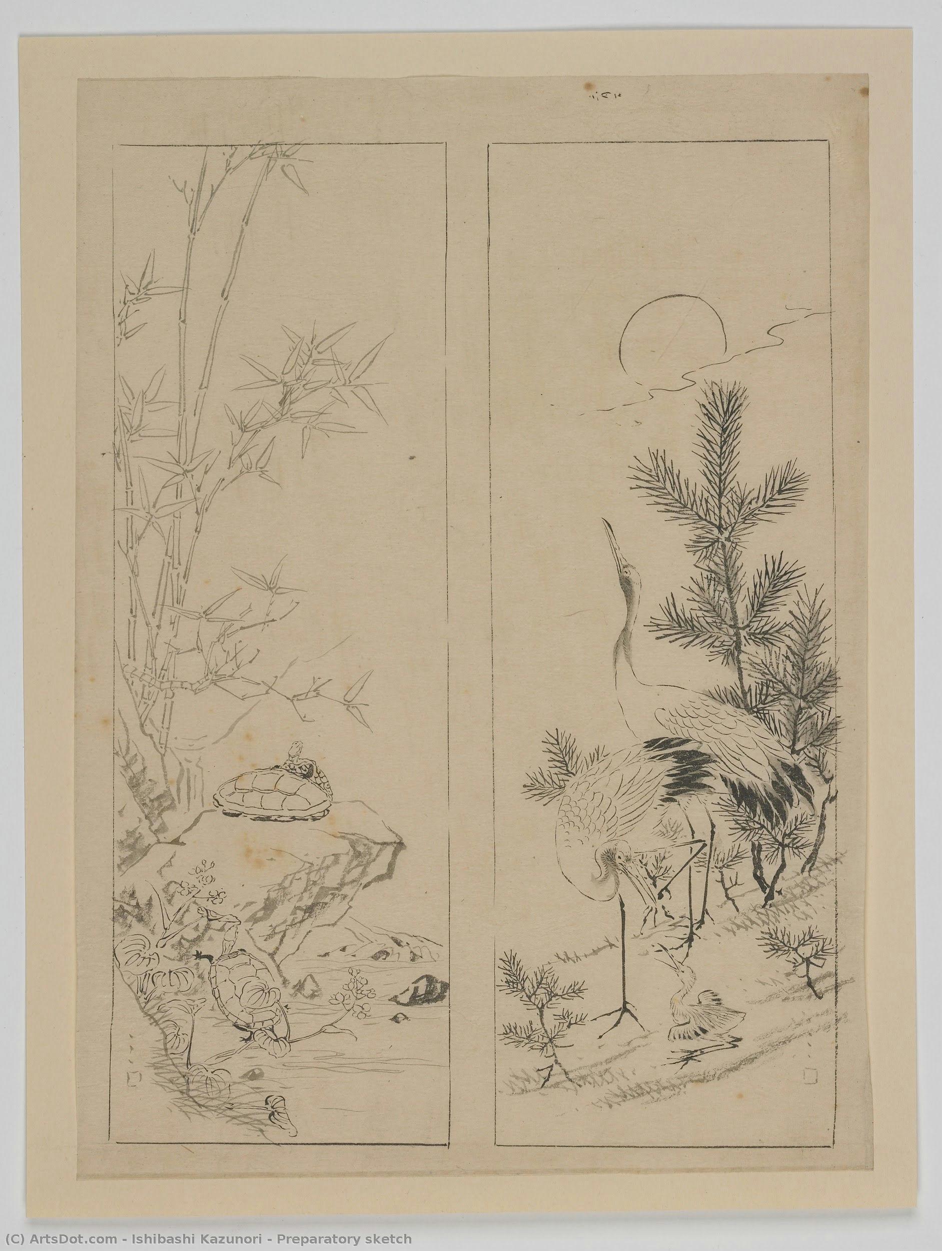 Preparatory Sketch — Išibashi Kazunori