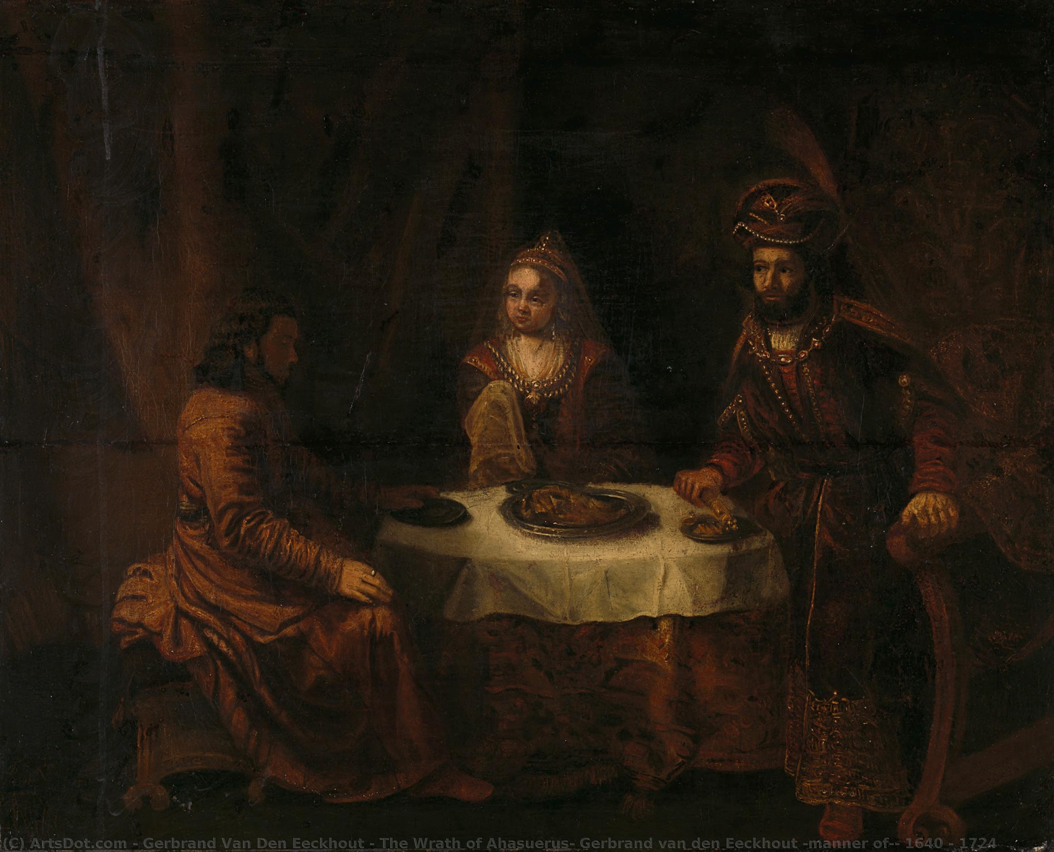 The Wrath Of Ahasuerus, Gerbrand Van Den Eeckhout (manner Of), 1640 - 1724 — Gerbrand Van Den Eeckhout