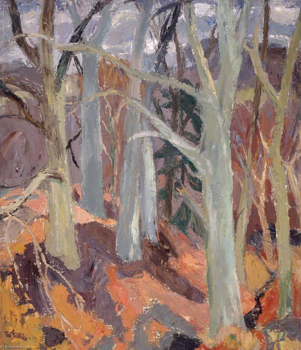 Woods At Arniston, Midlothian — Sir William George Gillies