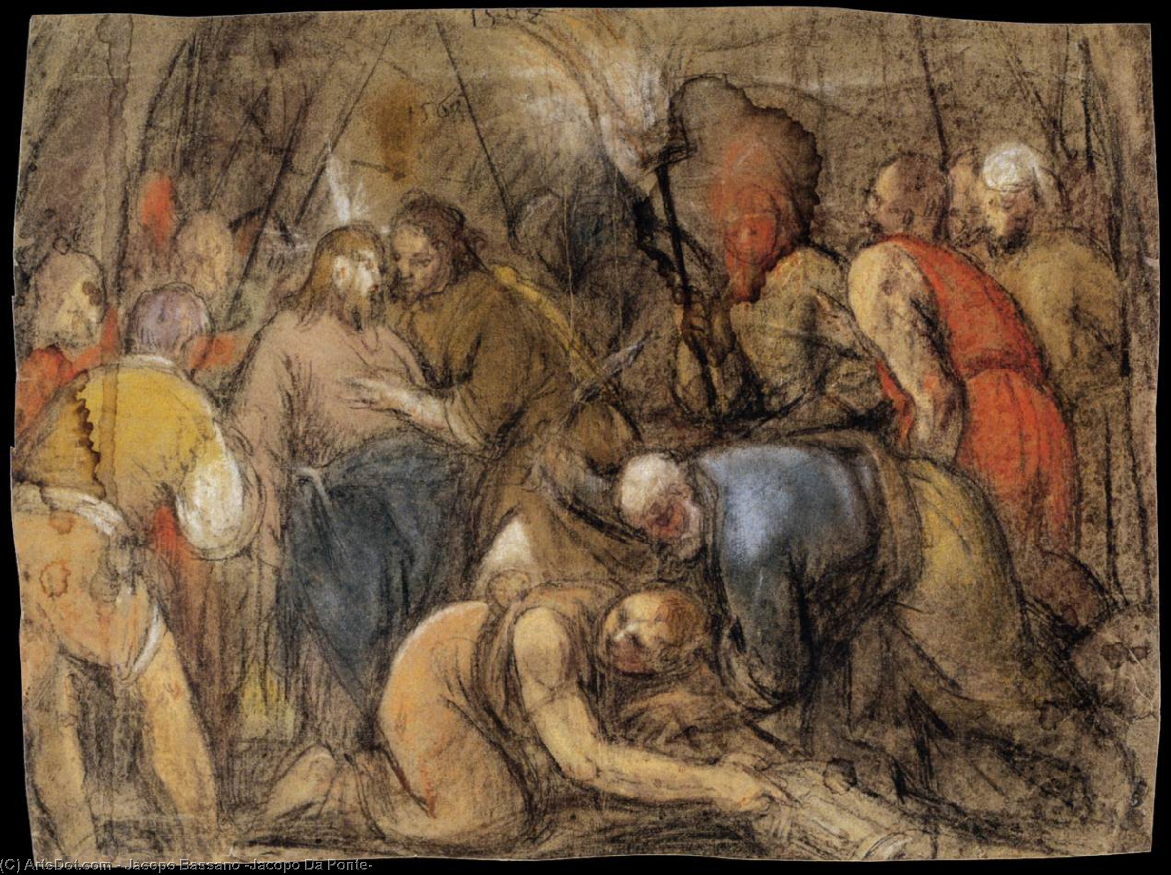 The Betrayal Of Christ — Jacopo Bassano (jacopo Da Ponte)