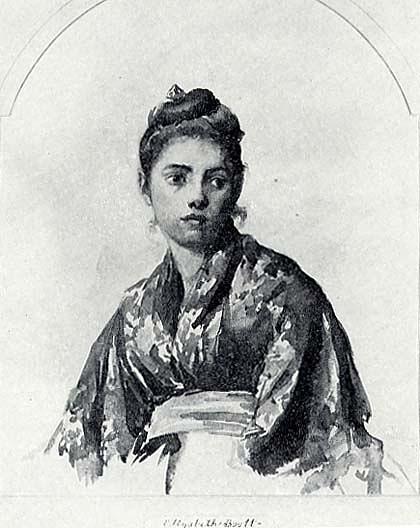 Portrait Of A Girl, (painting) — Elizabeth Boott Duveneck