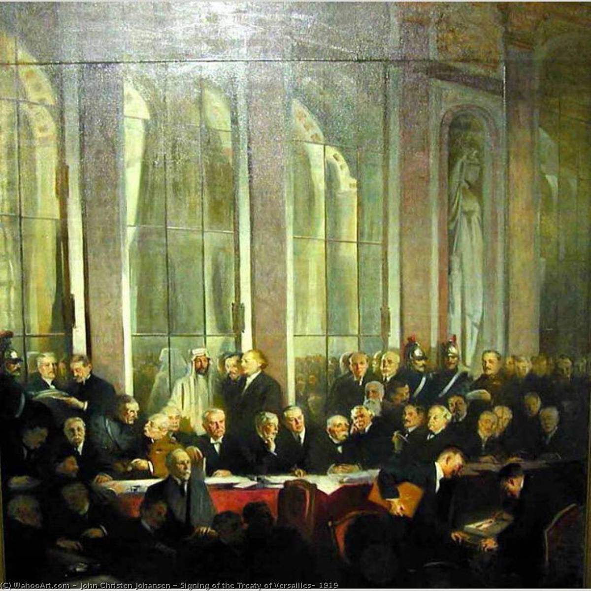 Signing Of The Treaty Of Versailles, 1919 — John Christen Johansen