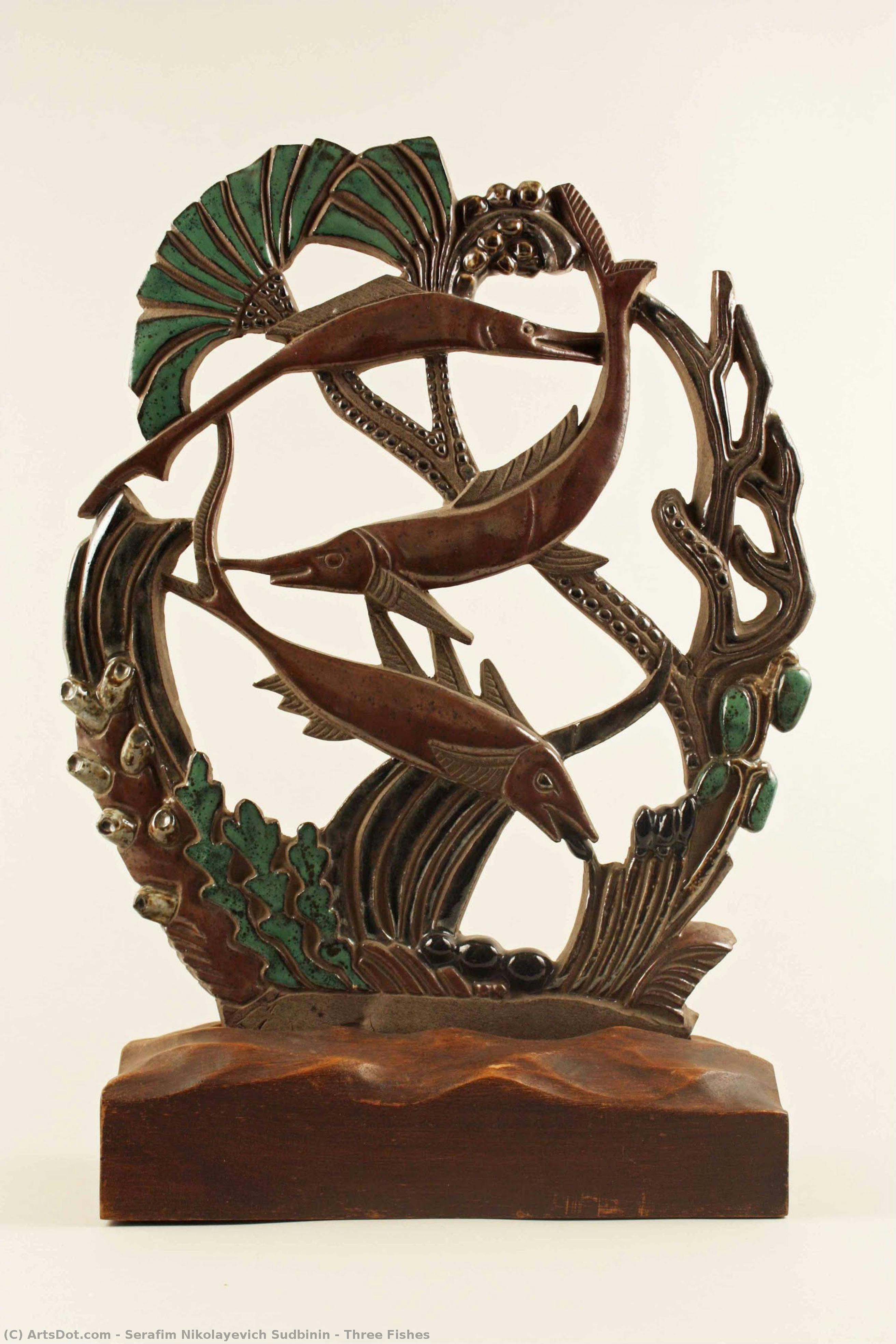 Three Fishes — Serafim Nikolayevich Sudbinin