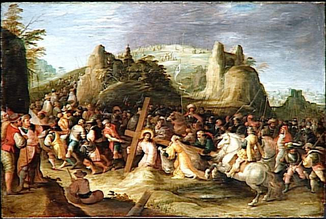 Le Christ Montant Au Calvaire — Francken Frans Ii (francken Le Jeune)