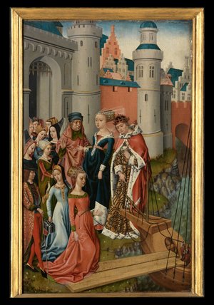 Panel From The Legend Of St. Ursula - — Master Of The Legend Of Saint Ursula