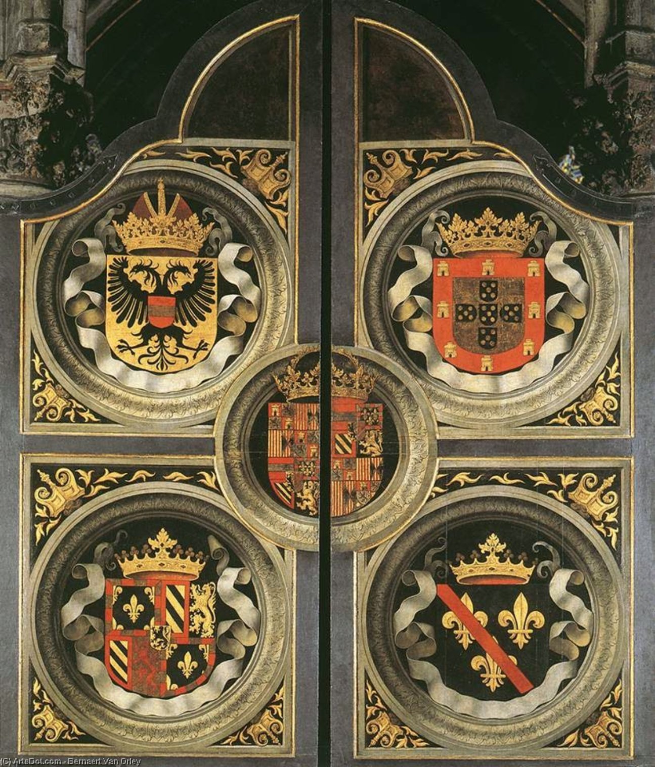 Altarpiece Of Calvary — Bernaert Van Orley