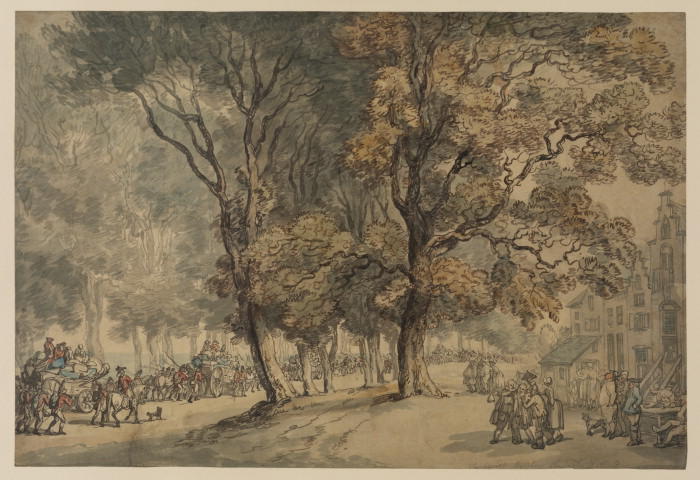 Guards Marching Through Holland — Thomas Rowlandson