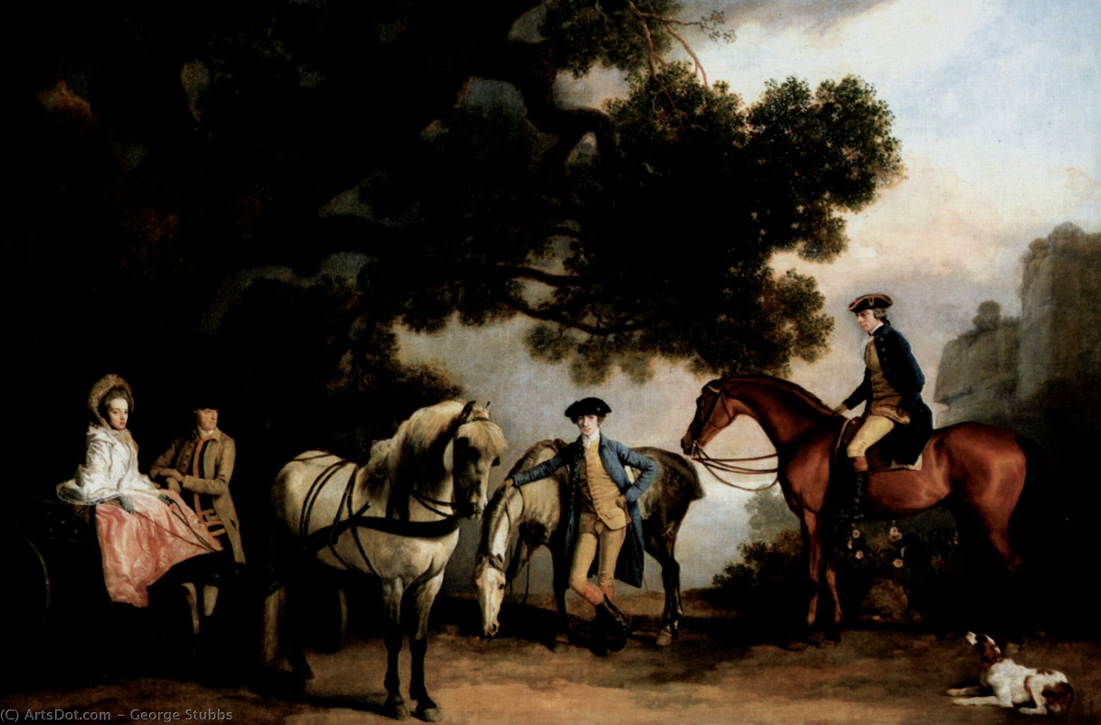 Melbourne And Milbanke Families — George Stubbs