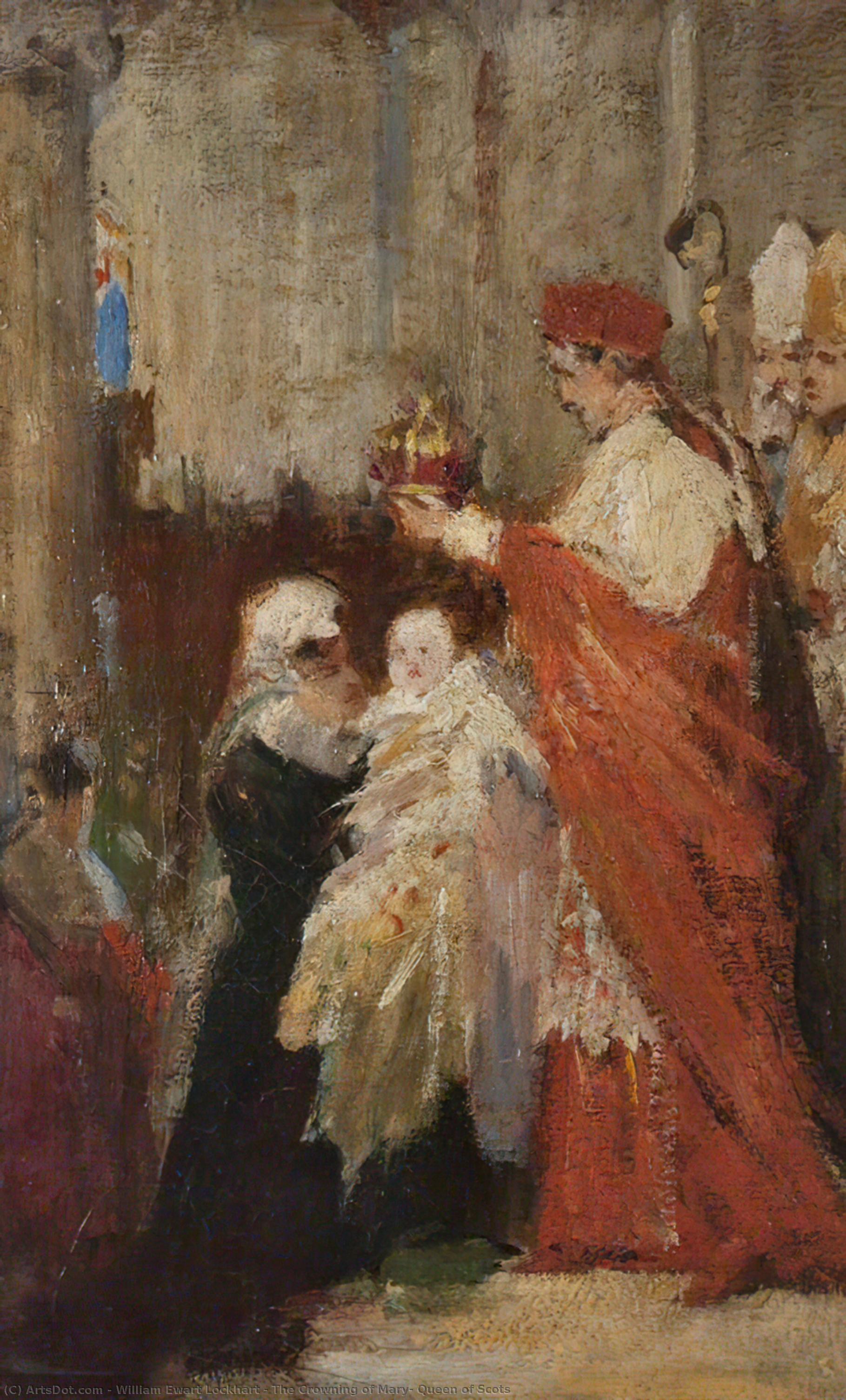 The Crowning Of Mary, Queen Of Scots — William Ewart Lockhart