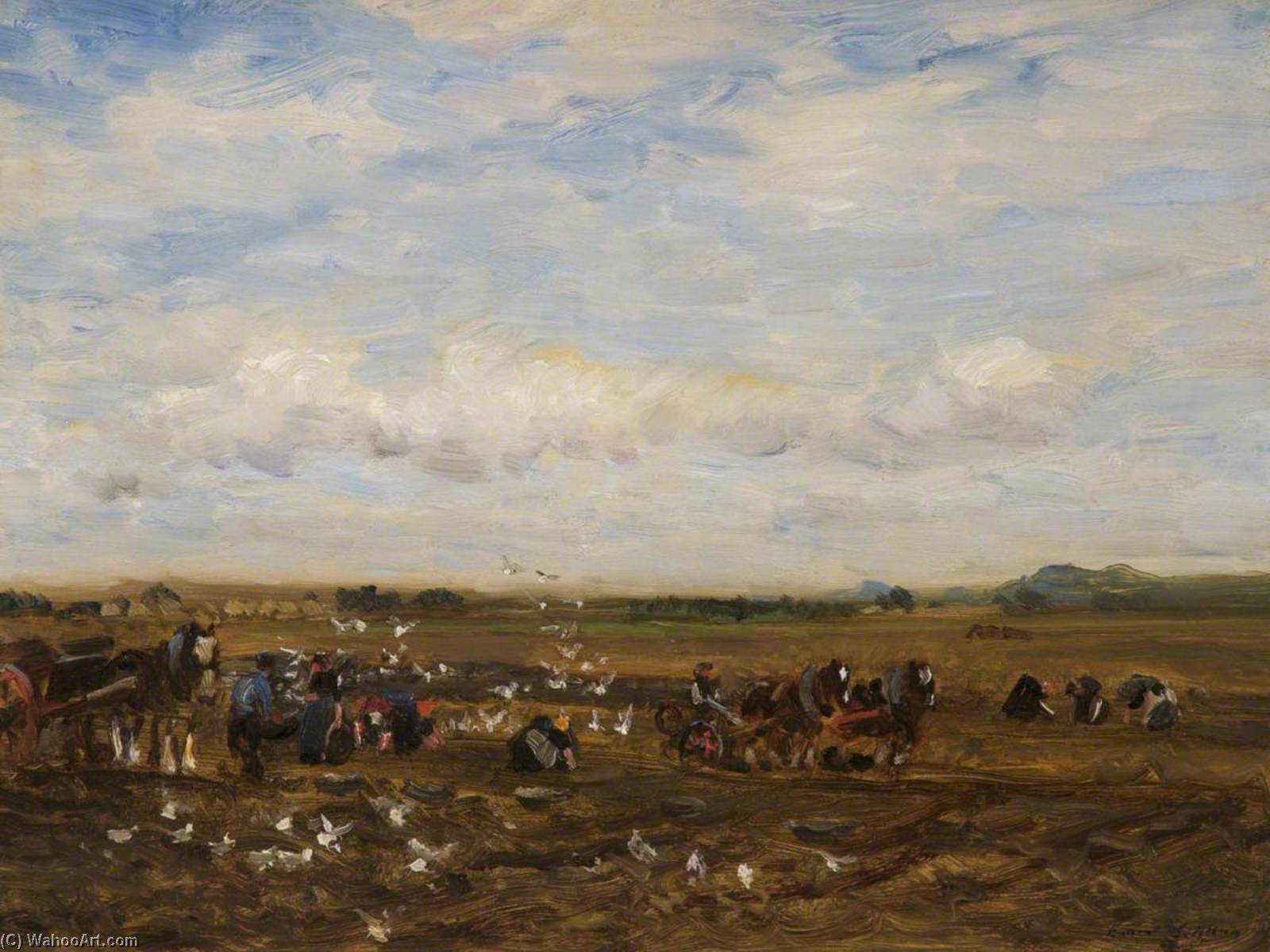 Potato Gatherers — Robert Weir Allan