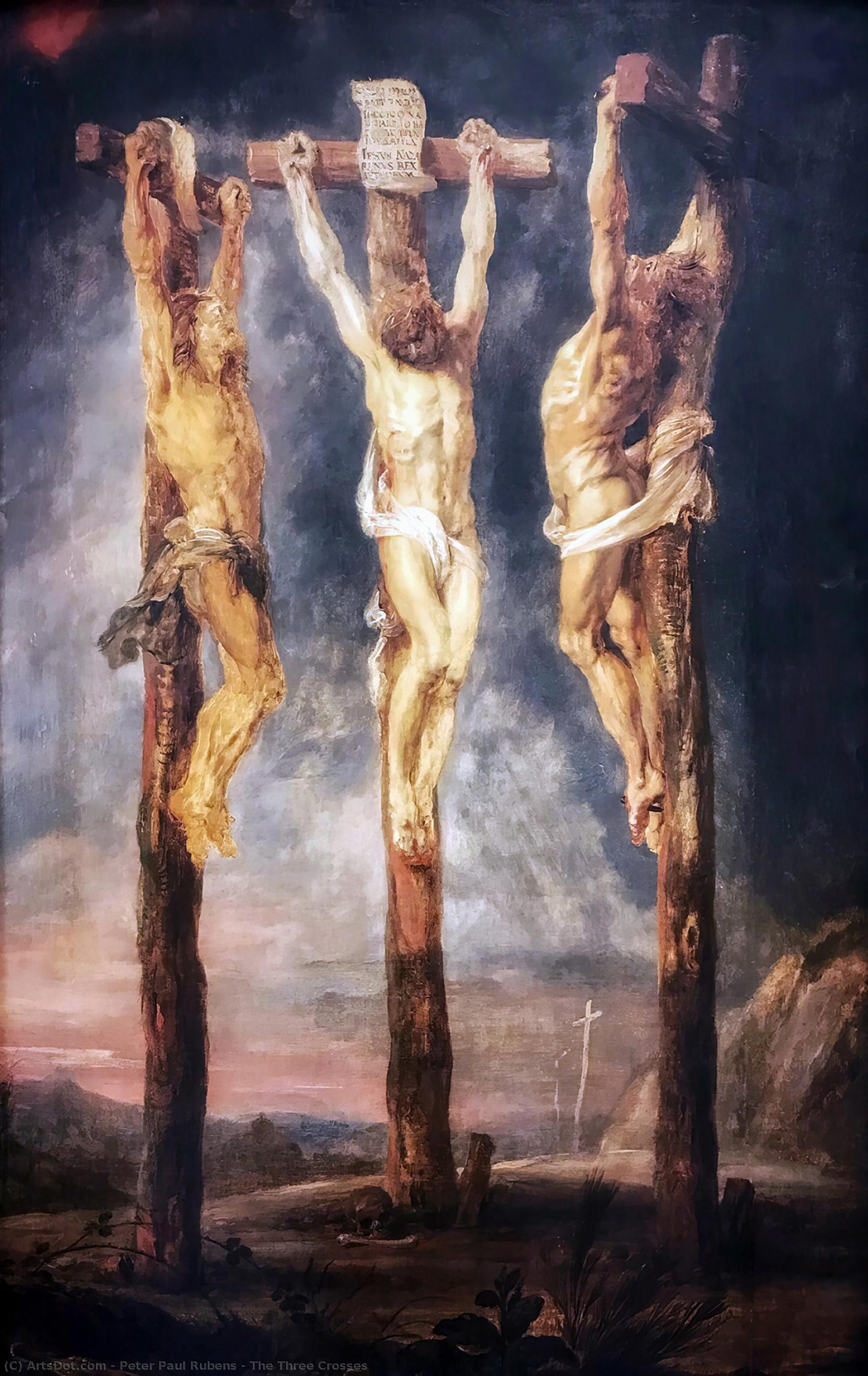 The Three Crosses — Peter Paul Rubens