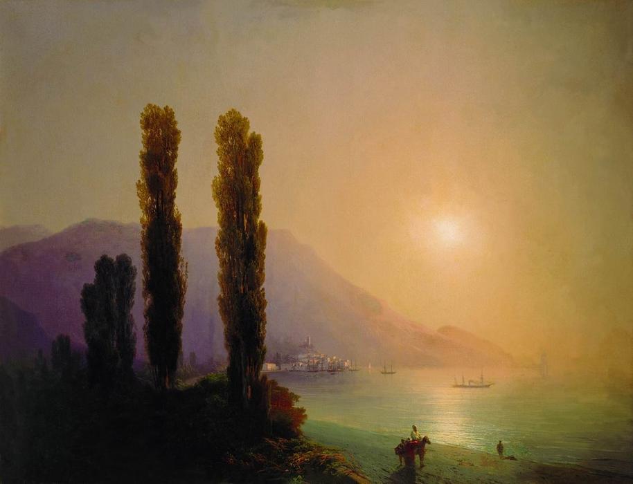 Sunrise On The Coast Of Yalta — Ivan Konstantinovich Aivazovsky