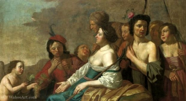 The Wine Festival (allegory Of The Autumn). — Jan Gerritsz. Van Bronckhorst
