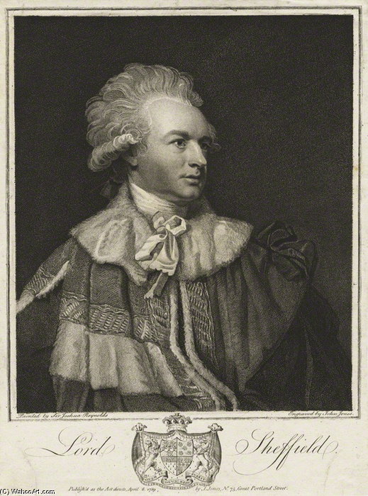 Portrait Of John Baker-holroyd, 1st Earl Of Sheffield — John Jones