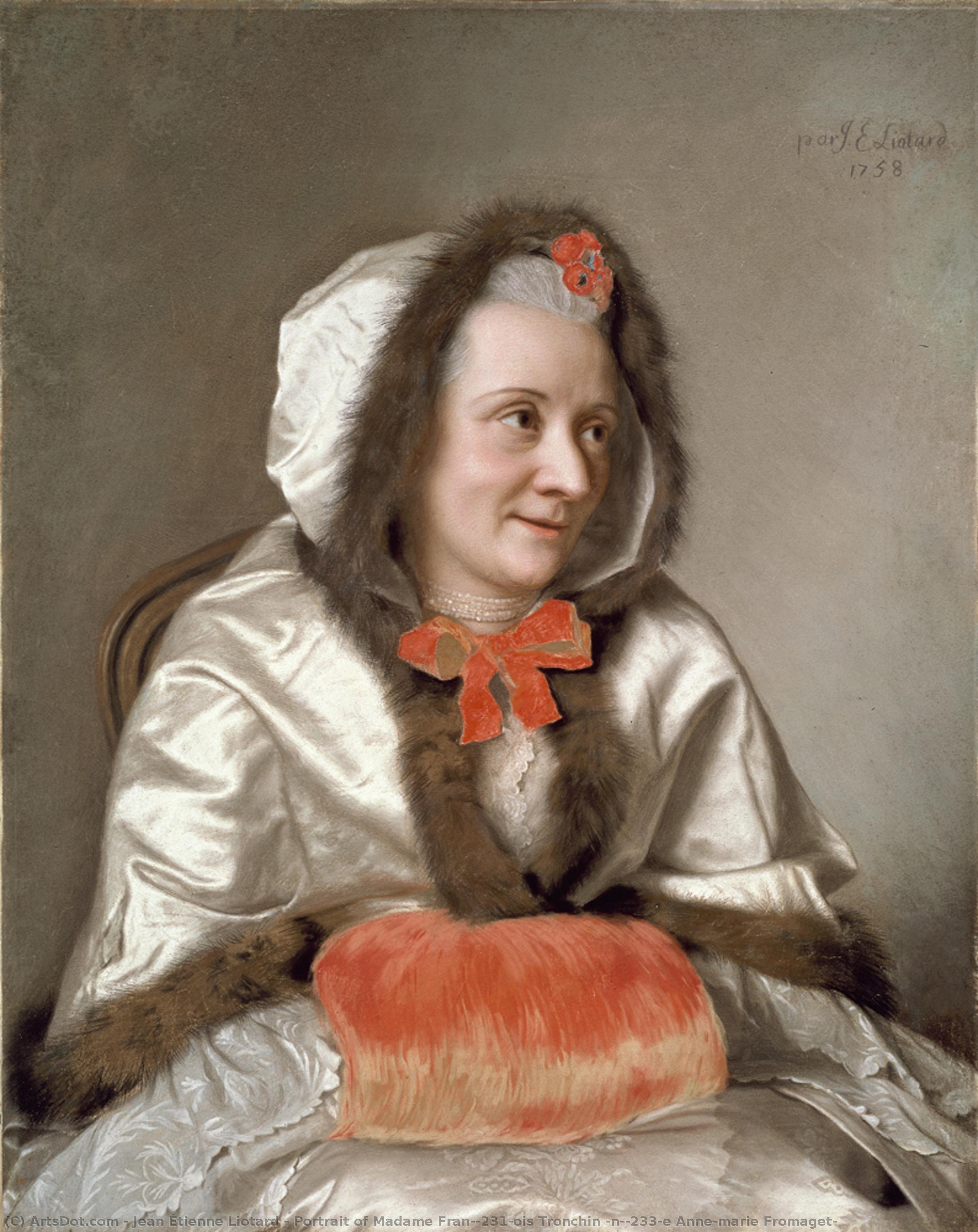 Portrait Of Madame François Tronchin (née Anne-marie Fromaget) — Jean-étienne Liotard