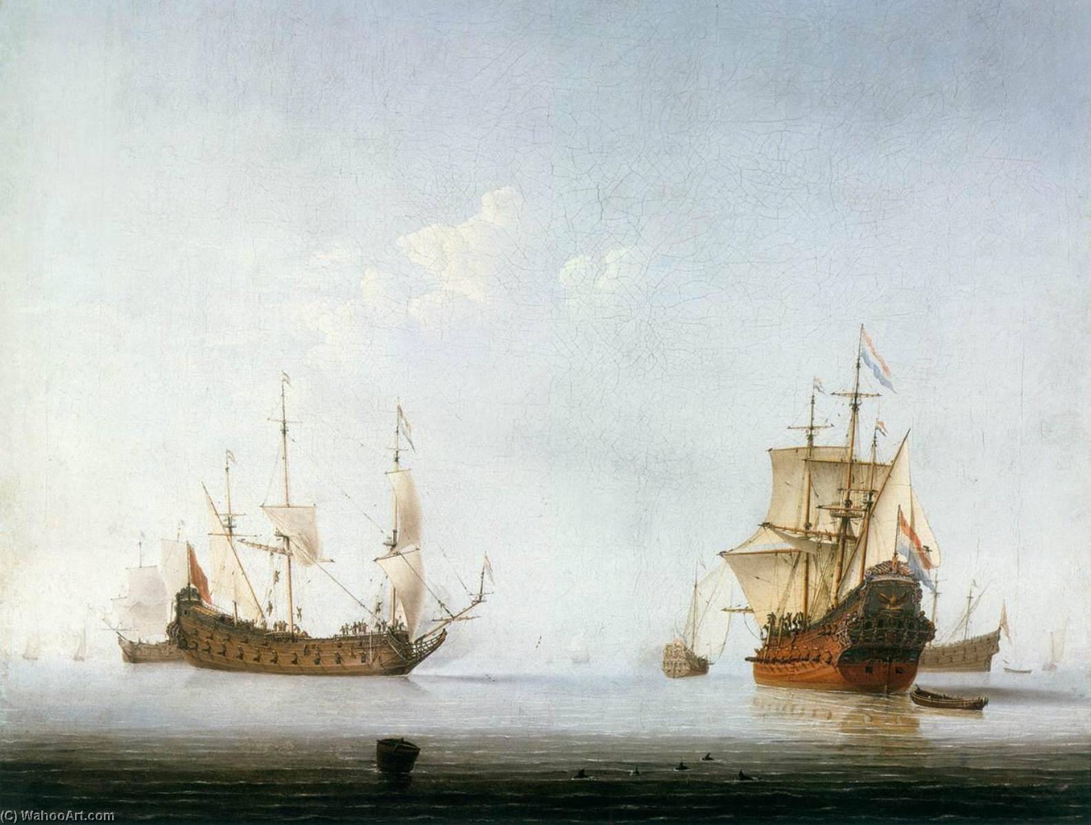 Calm Sea — Willem Van De Velde The Younger