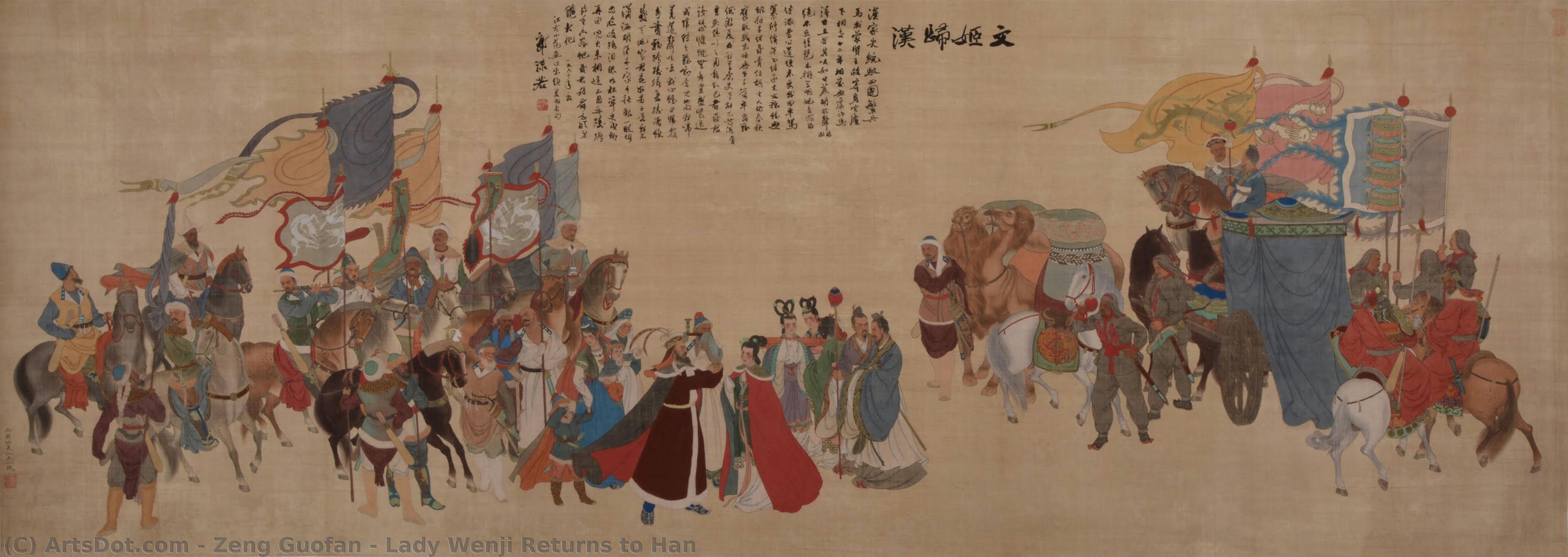 Lady Wenji Returns To Han — Zeng Guofan