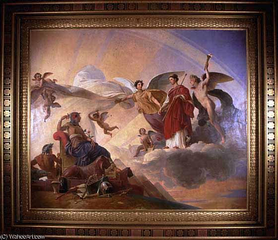 Eduoard L-etude Et Le Genie Devoilent L-antique Egypte A La Grece — François Edouard Picot