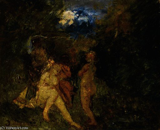 Les Trois Grâces — Adolphe Joseph Thomas Monticelli