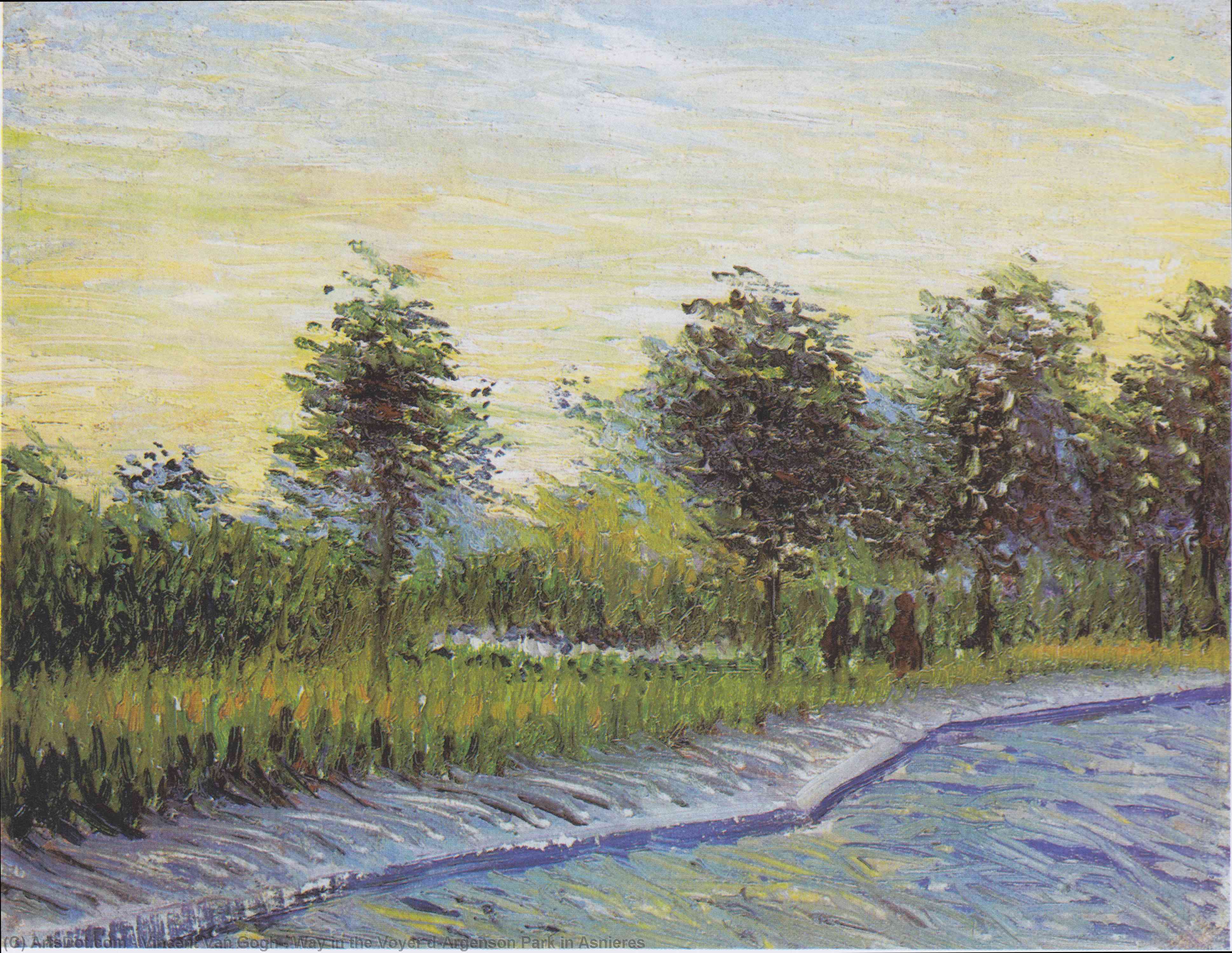 Staza U Parku Voyer D’argenson U Asnijeres — Vincent Van Gog