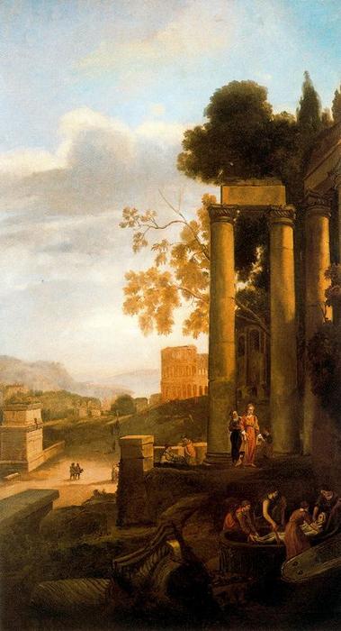 Copy Of ''entierro De Santa Serapia'' By Claudio De Lorena — Ovidio Murguía De Castro