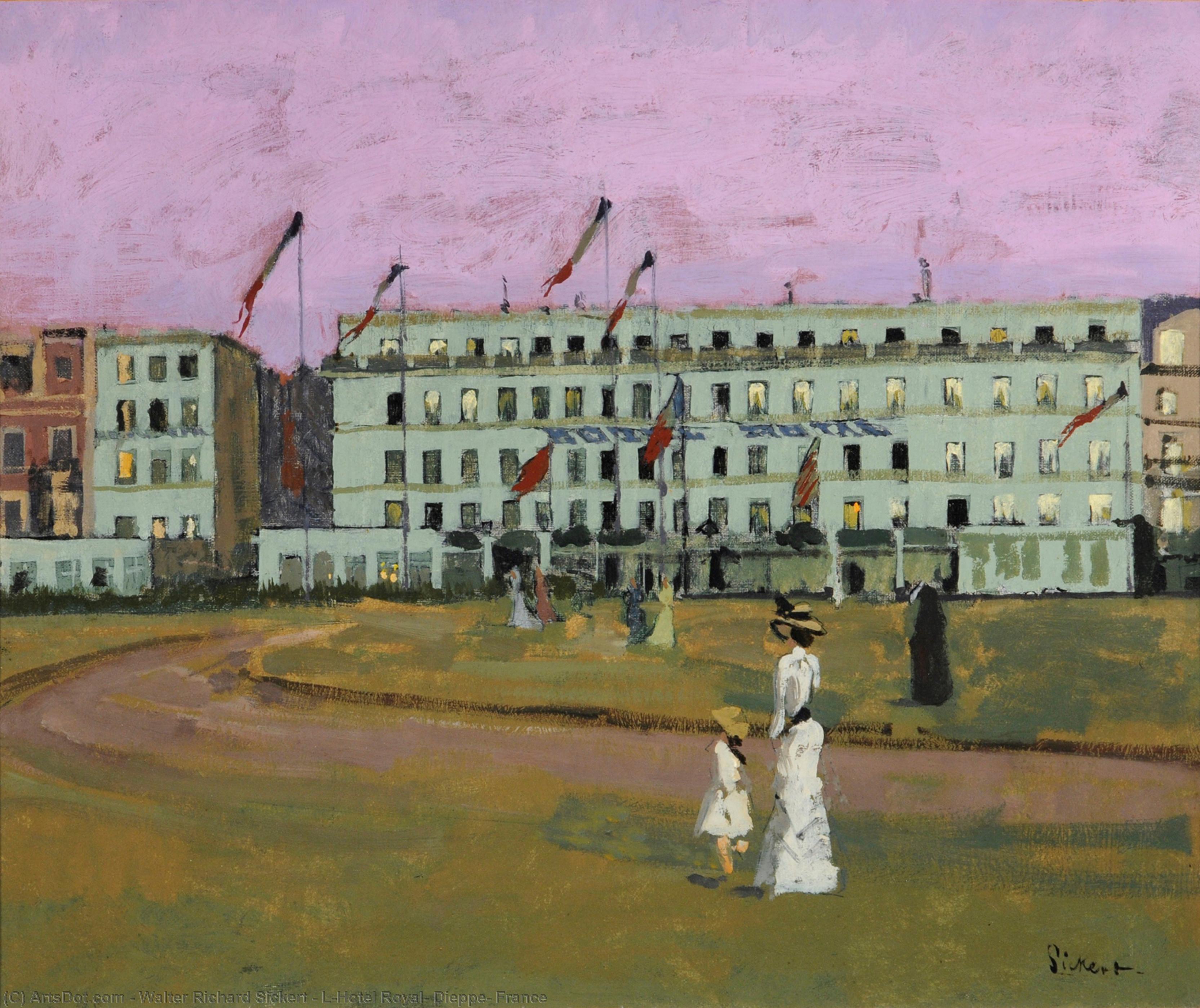 El Hotel Royal, Dieppe, Francia — Walter Richard Sickert