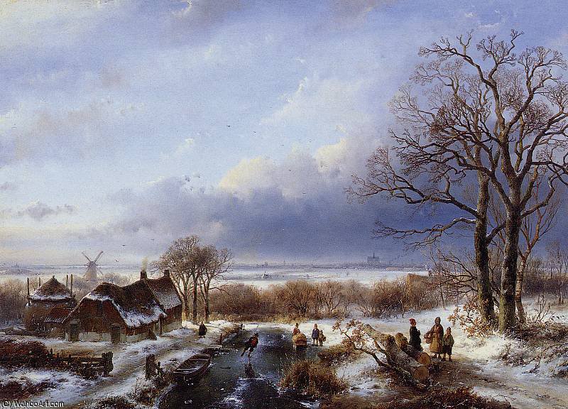 Winter Landscape Sun — アンドレアス・シェルフハウト