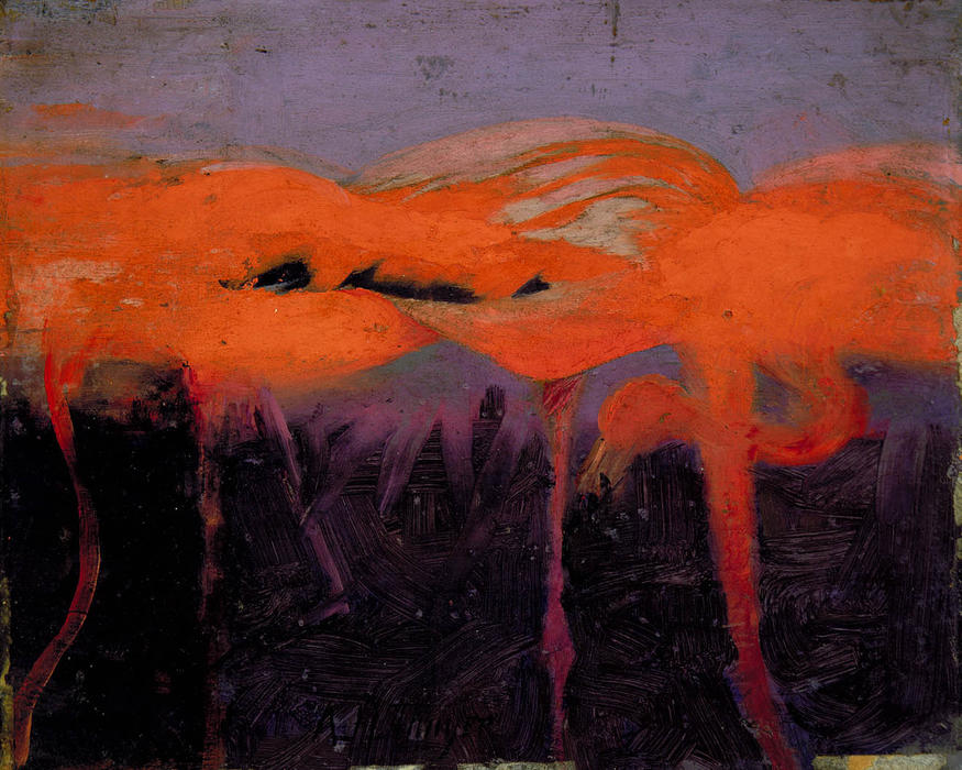 Red Flamingoes — Abbott Handerson Thayer