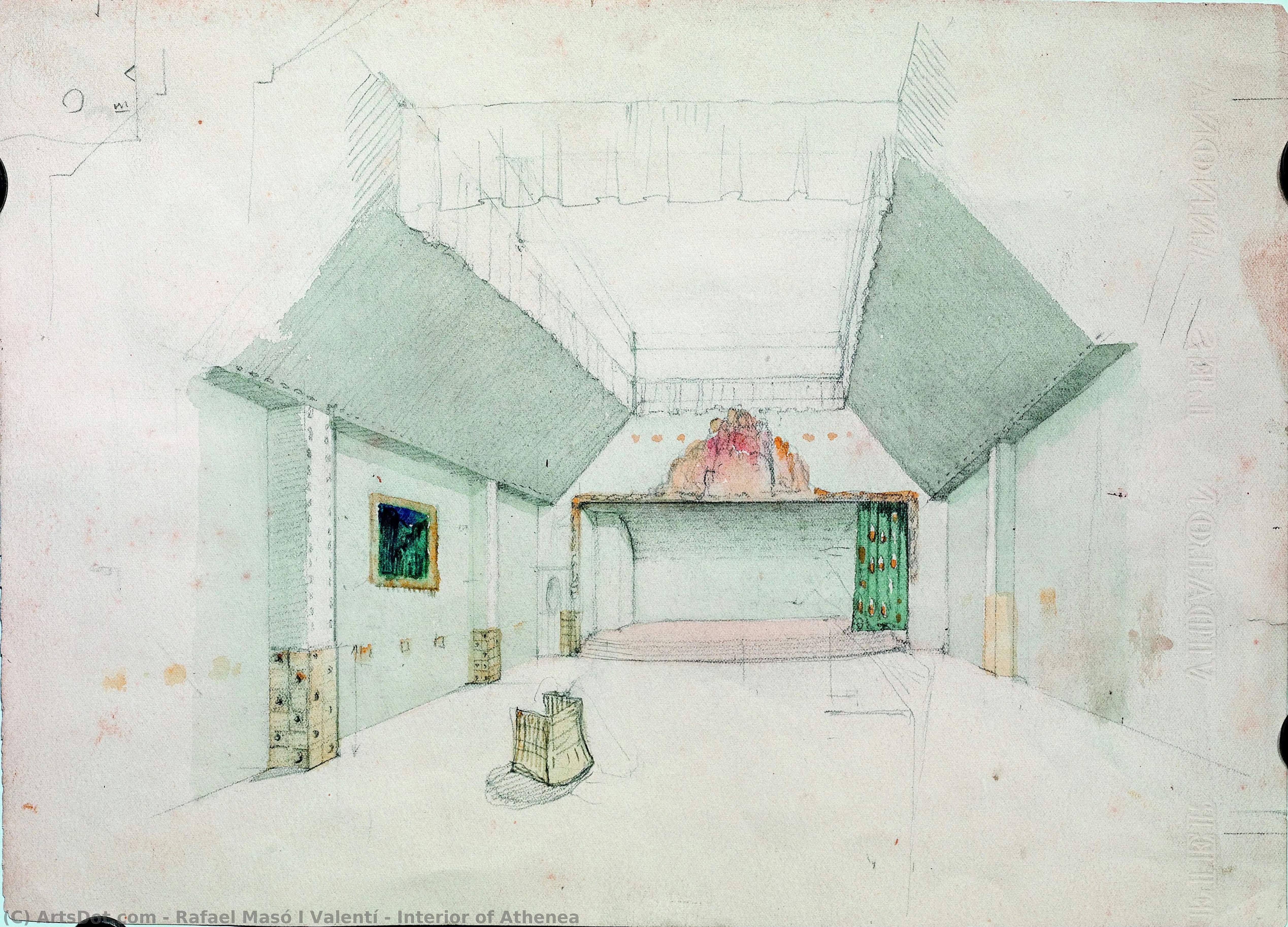 Interior Of Athenea — Rafael Masó I Valentí