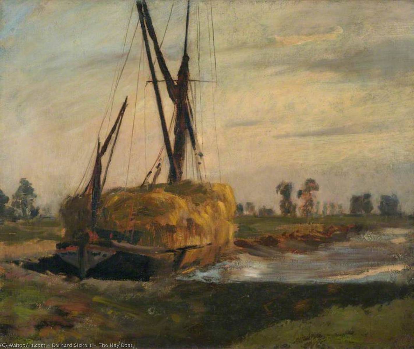 The Hay Boat — Bernard Sickert