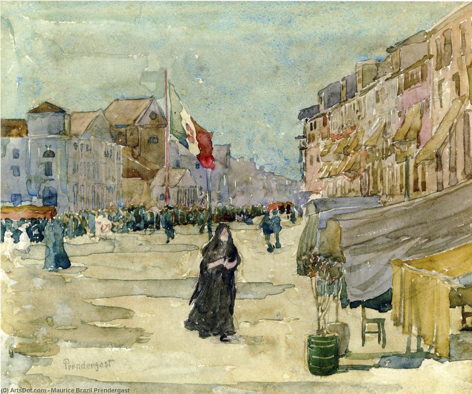 Venetian Scene — Maurice Brazil Prendergast