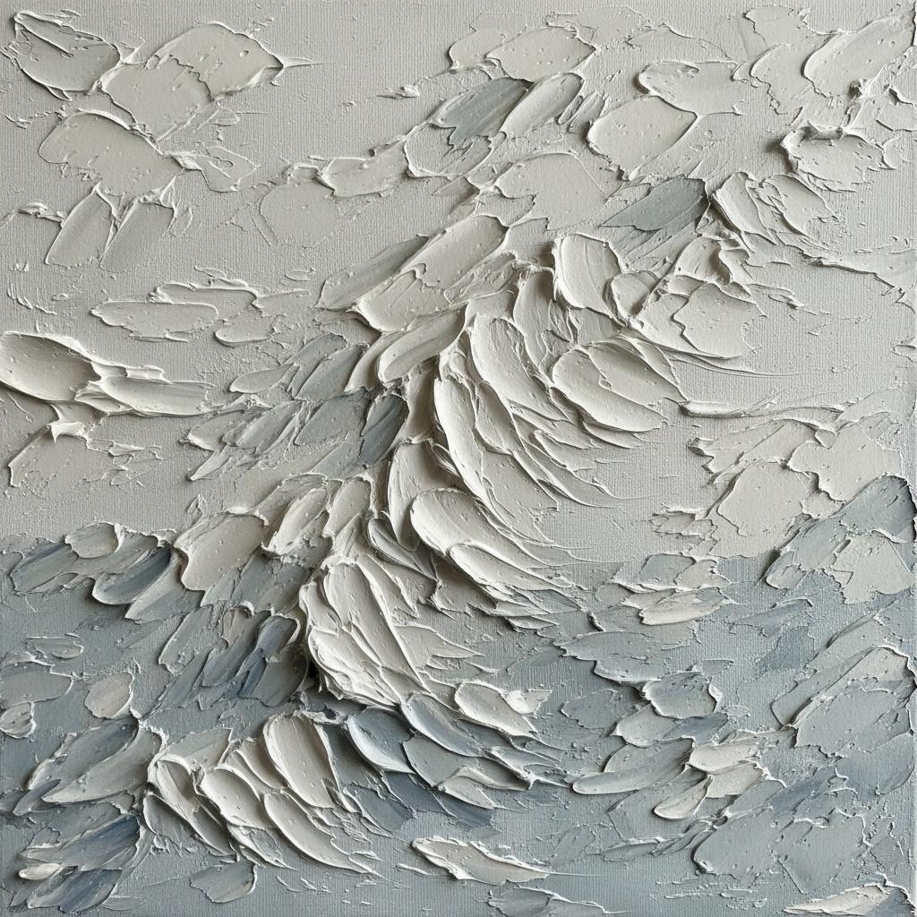 Ethereal Undulations: A Sculptural Exploration Of Monochromatic Light And Slate Shadows — David Moreau
