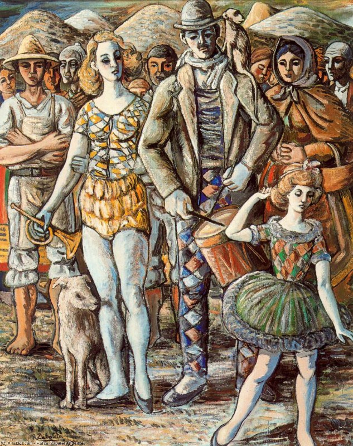 Puppeteer In The Town Square — Rafael Zabaleta Fuentes