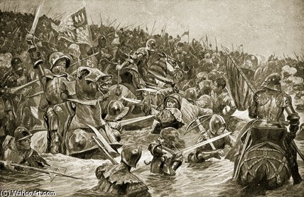 The Battle Of Towton - — Richard Caton Woodville