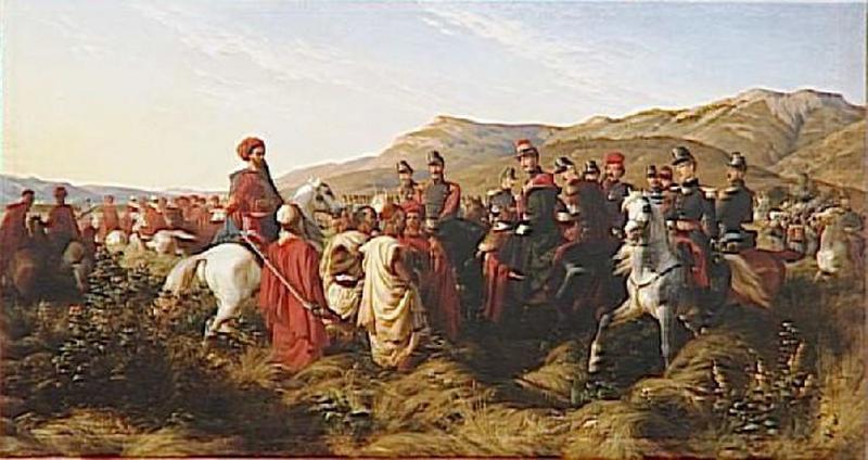 Le Duc D'orleans Accorde La Liberte A Deux Prisonniers Arabes.21 Mars 1840 — Henri Félix Emmanuel Philippoteaux