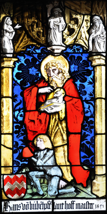 Bad Urach St Amandus Window Johannes — Peter Hemmel Von Andlau