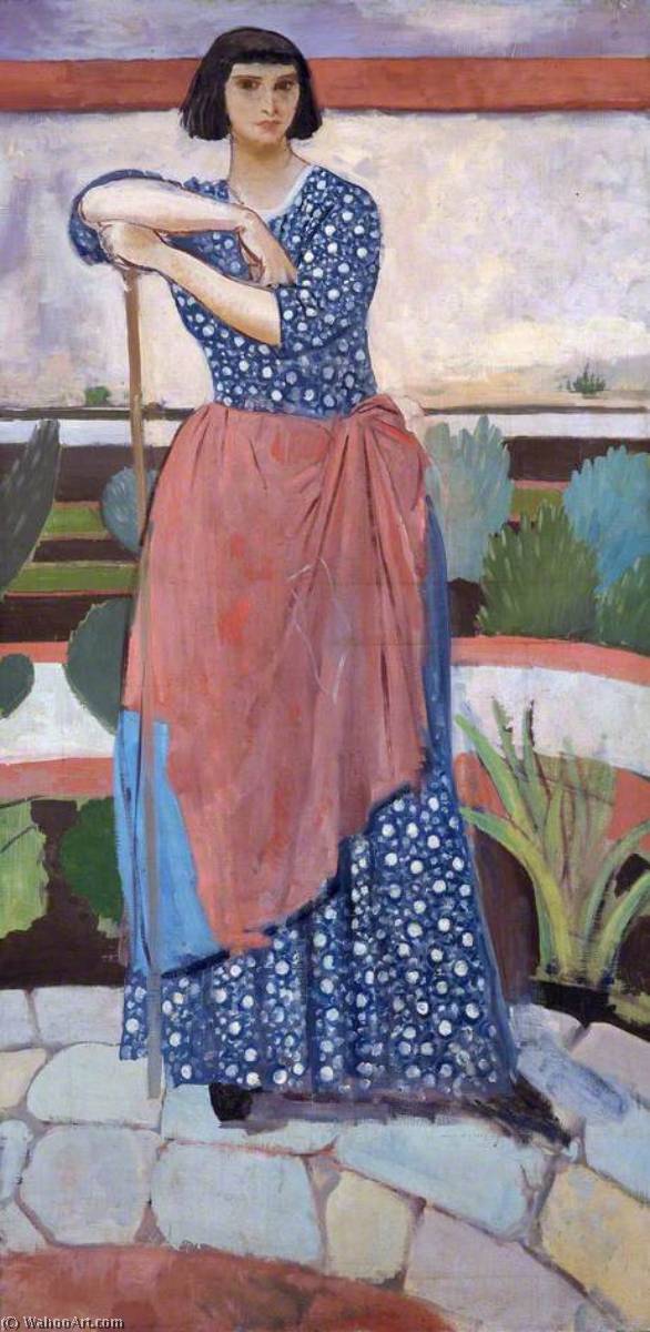 Dorelia Mcneill (1881–1969), In The Garden At Alderney Manor — Augustus Edwin John