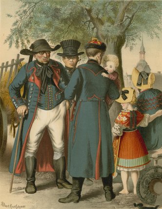 German Costume Pommern Weitzacker — Albert Kretschmer