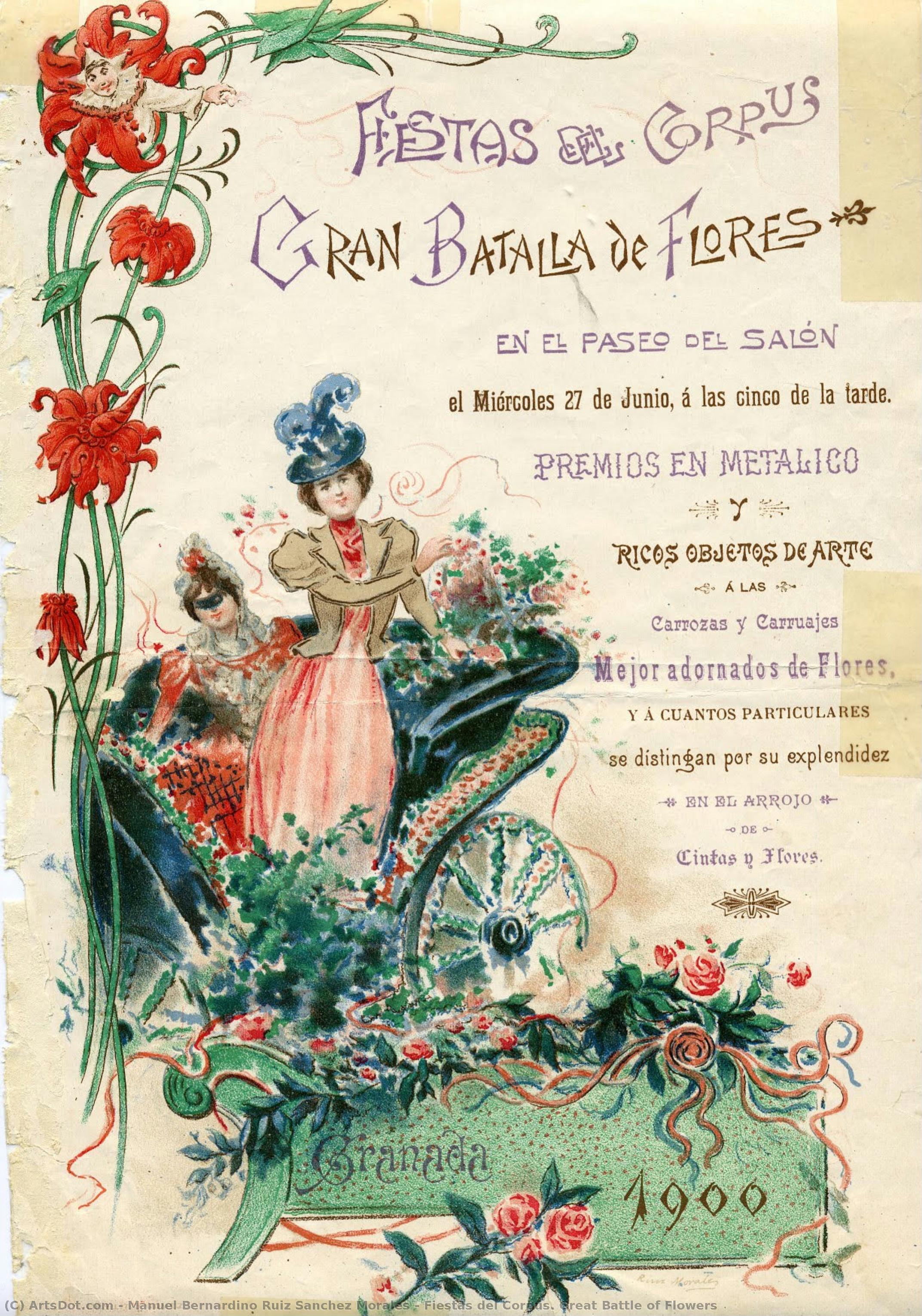 Fiestas Del Corpus. Great Battle Of Flowers — Manuel Bernardino Ruiz Sanchez Morales