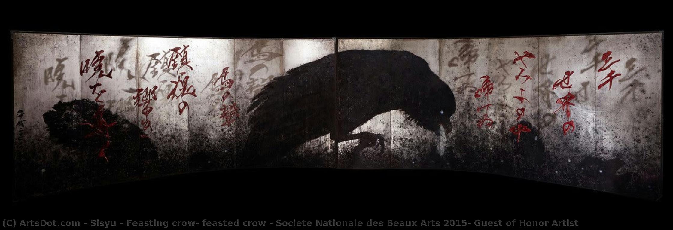 Feasting Crow, Feasted Crow - Societe Nationale Des Beaux Arts 2015, Guest Of Honor Artist — Sisyu