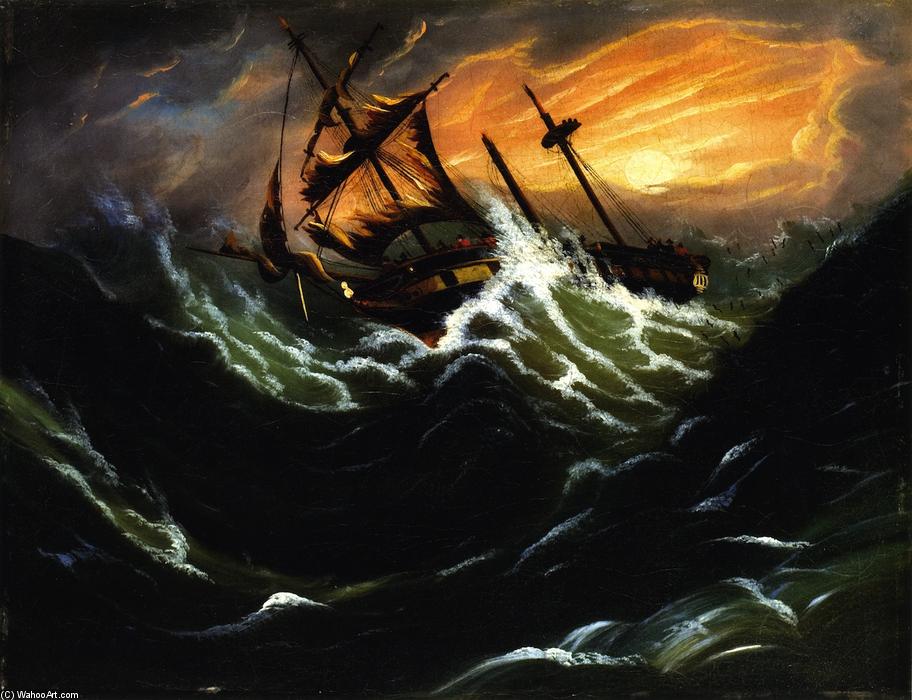 Ship In A Storm — Thomas Chambers