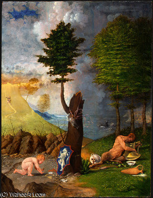 Allegory Of Virtue And Vice — Lorenzo Lotto