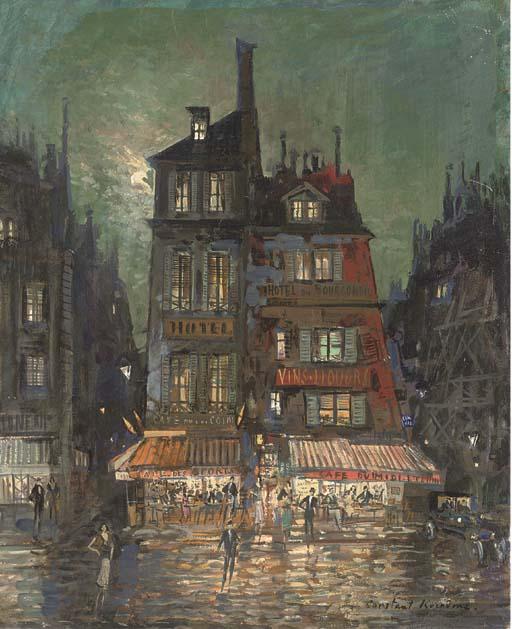 Before The Hotel Bourgondie, Paris — Konstantin Alexeievitch Korovin