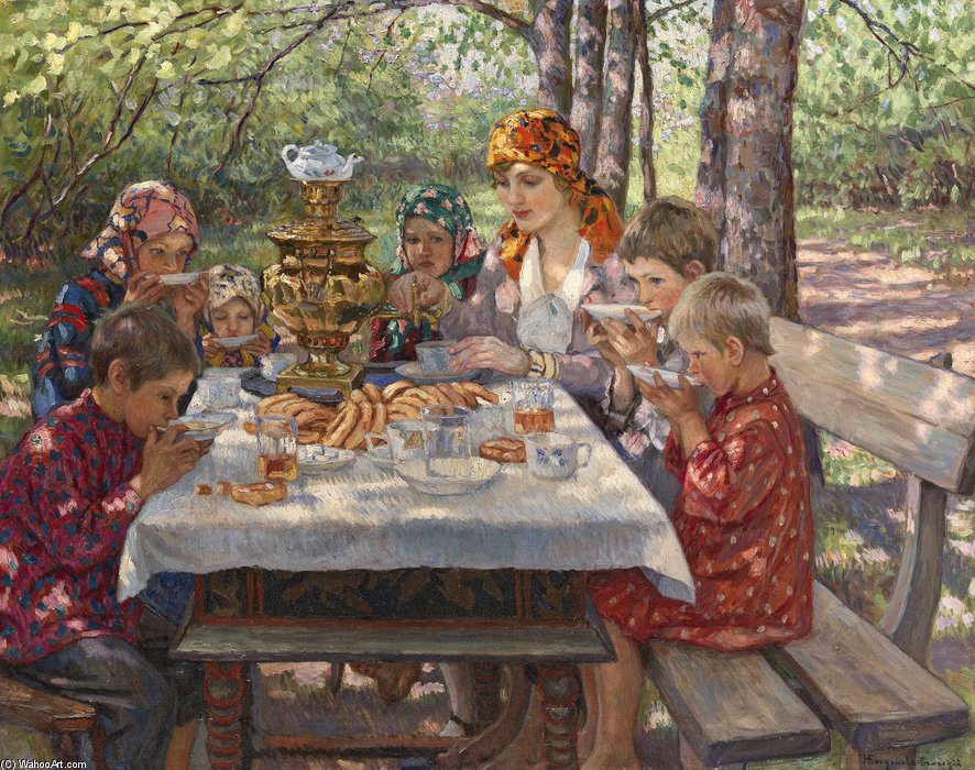 The Teacher's Guests — Nikolai Petrovich Bogdanov Belsky