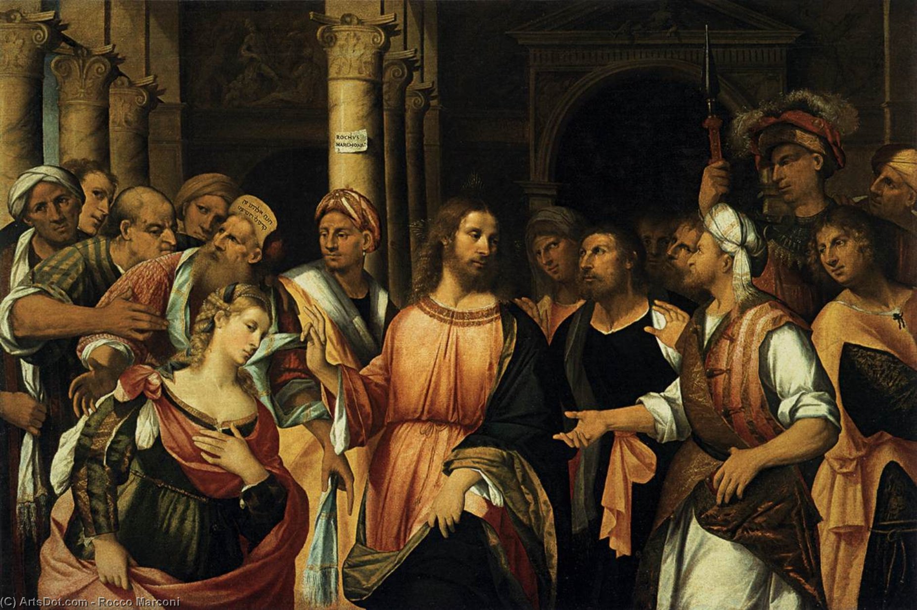 Christ And The Adulteress — Rocco Marconi