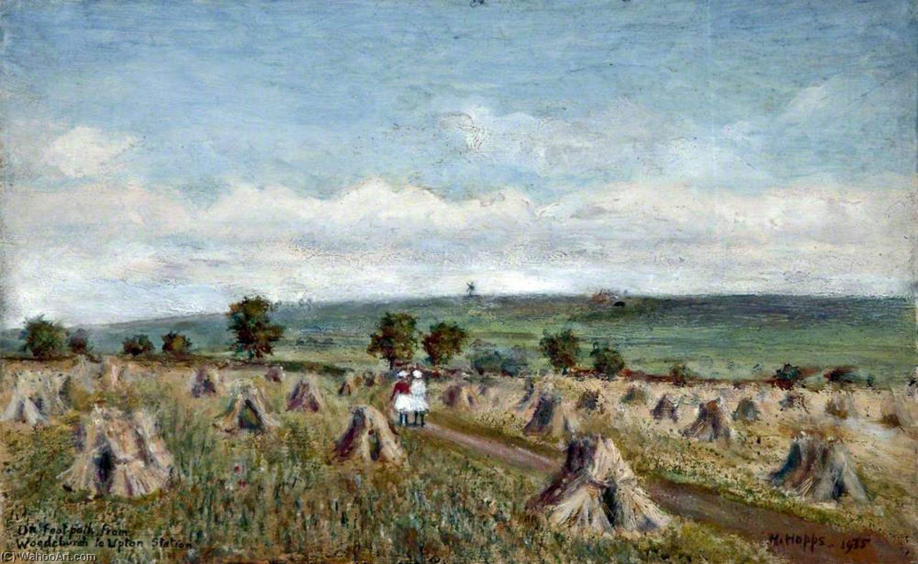 Footpath From Woodchurch To Upton, Wirral, 1935 — Harold Hopps