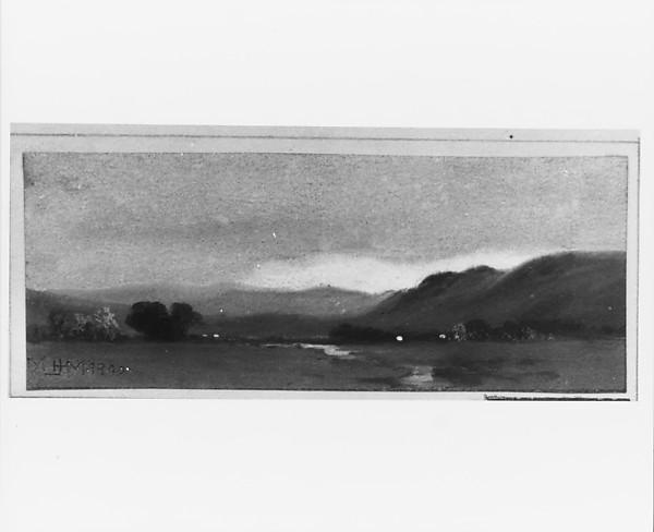 The Beginning Of Autumn (monument Mountain Near Stockbridge)(from Mcguire Scrapbook) — James Henry Moser