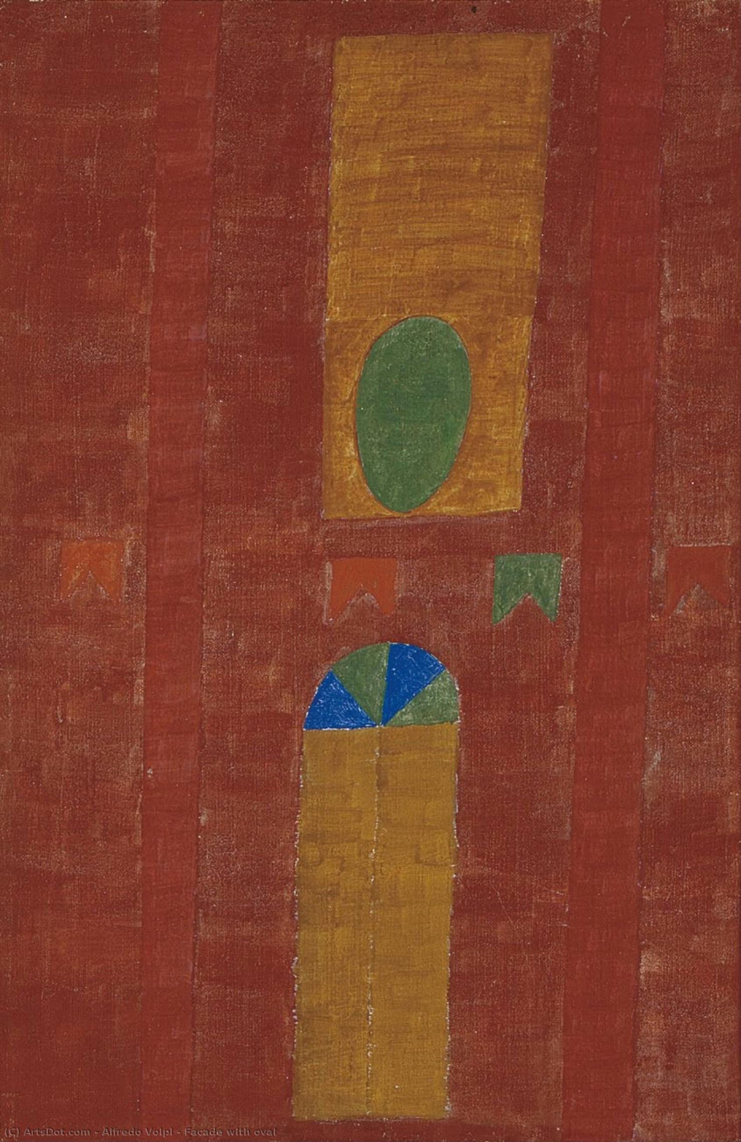 Facade With Oval — Альфредо Волпи